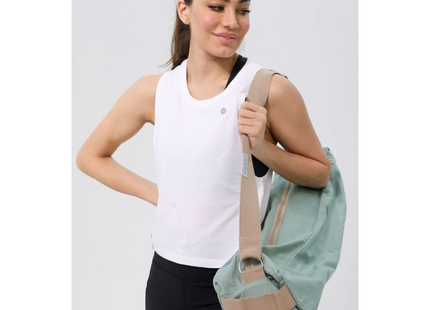 Rumi Earth - Cotton Yoga Bag | Light Peacock