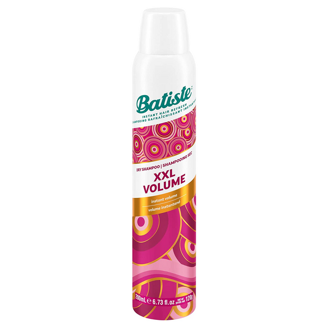 Batiste - Shampoing sec Plus rafraîchissement instantané des cheveux - Volume XXL grand et rebondissant | 200 ml