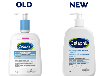 Cetaphil - Crème nettoyante hydratante moussante pour tous types de peau | 473 ml
