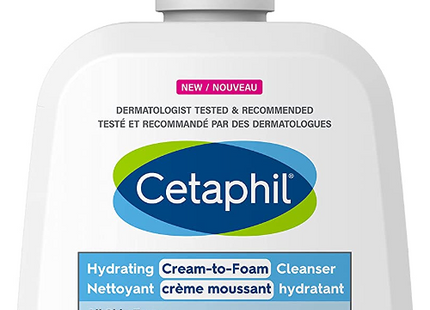 Cetaphil - Hydrating Cream-to-Foam Cleanser - All Skin Types | 473 mL