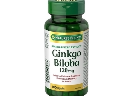 Nature's Bounty - Ginkgo Biloba 120 MG | 180 Capsules