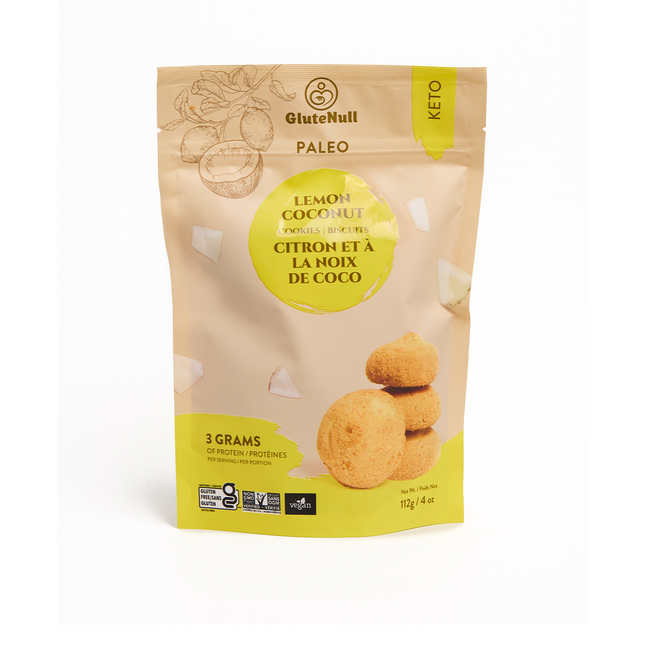 Glutenull - Keto Lemon Coconut Cookies | 112 g