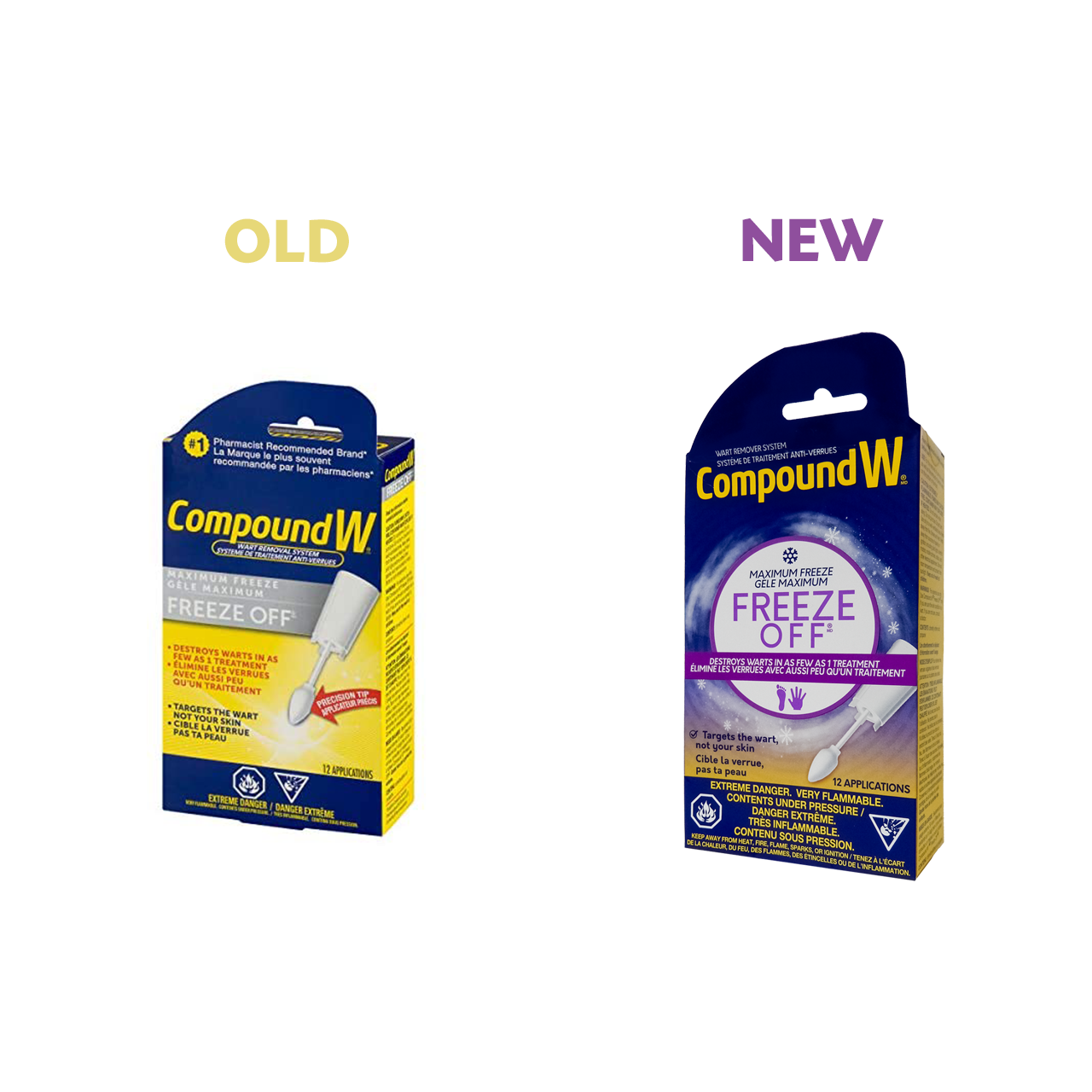 Compound W Application Compound W - Maximum Freeze Off with Precision Tip | 12 Applicators ...
