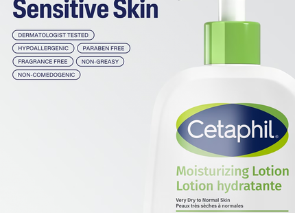 Cetaphil - Lotion hydratante pour peaux très sèches à normales | 236 mL
