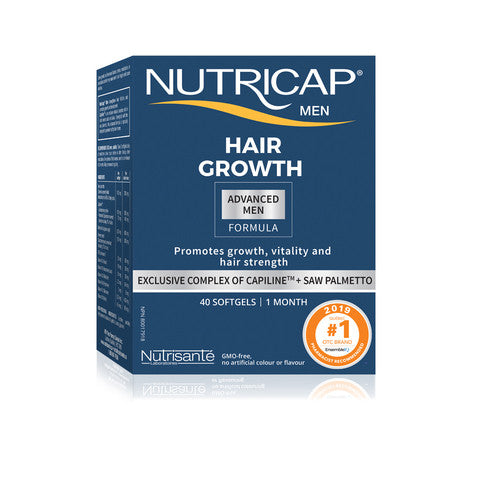 Nutricap Men Formule avancée pour la croissance des cheveux | 40 gélules