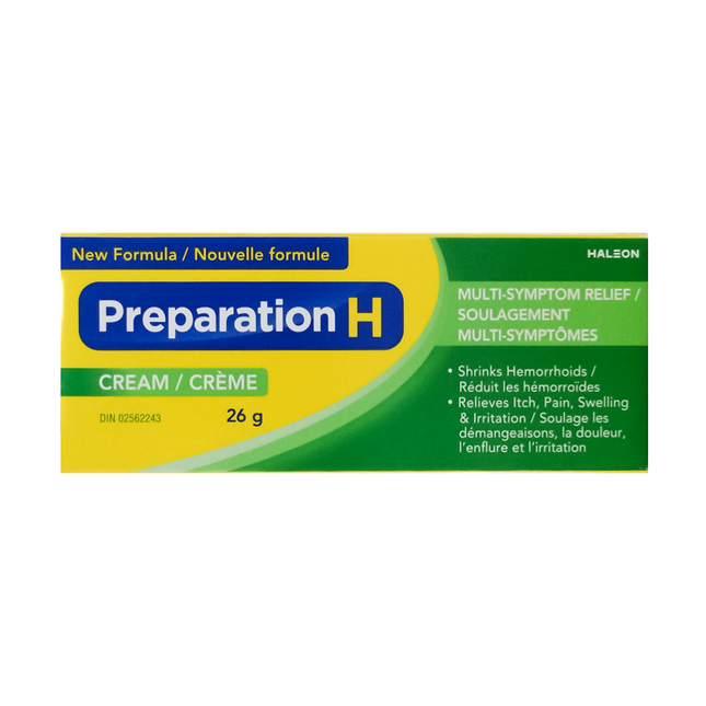 Preparation H - Multi-Symptom Relief Cream for Hemorrhoids | 26 g