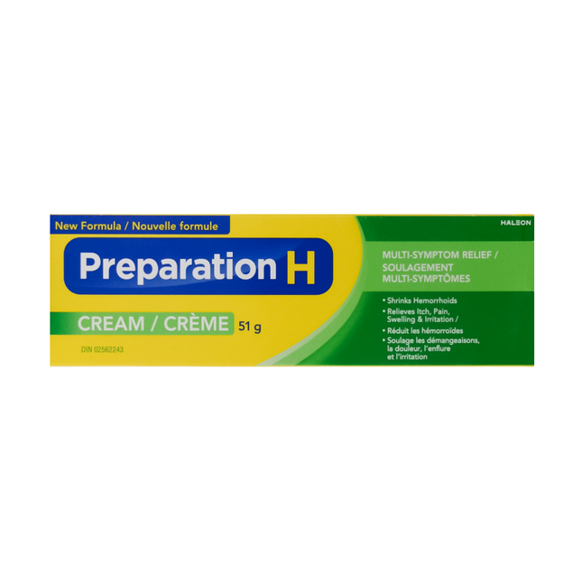 Preparation H - Multi-Symptom Relief Cream for Hemorrhoids | 51 g