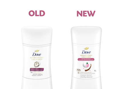 Dove - Antisudorifique Advanced Care 48 heures parfum de noix de coco | 45g