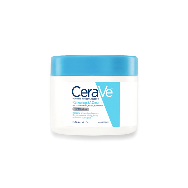 Cerave - Crème SA Renouvelante - Peau extrêmement sèche, rugueuse et bosselée | 340g