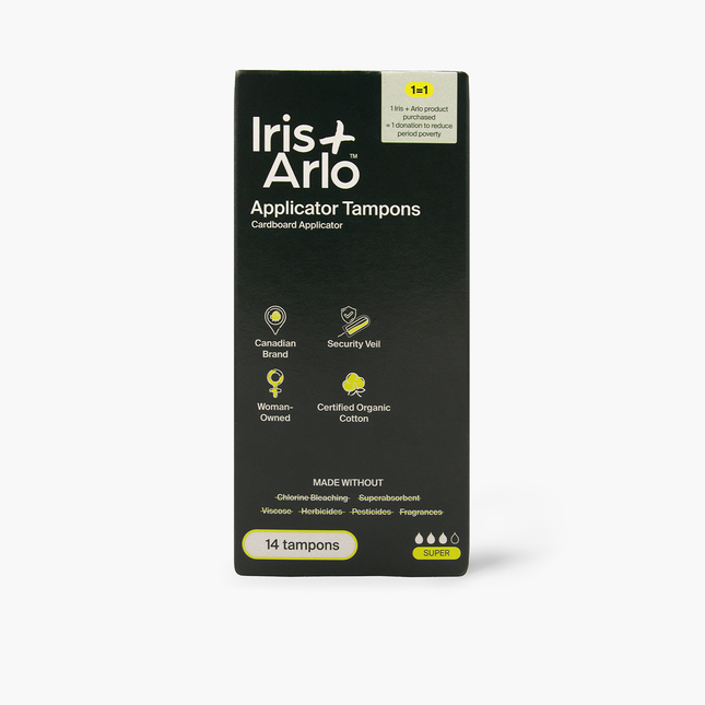 Iris + Arlo Inc. - Tampons applicateurs | Super 14 unités
