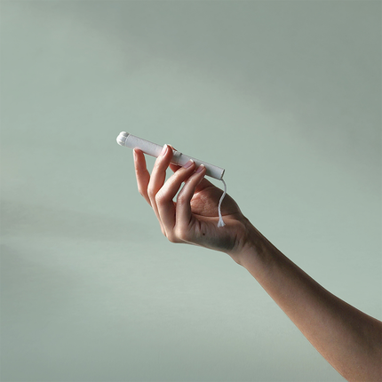 Iris + Arlo - Tampons applicateurs en coton biologique, Super | 14 tampons