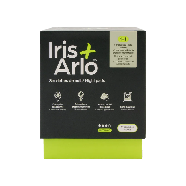 Iris + Arlo Inc. - Serviettes de nuit, 10 unités