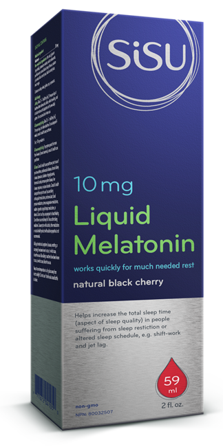 Sisu - Liquid Melatonin 10 mg - Natural Black Cherry Flavour | 59 mL*