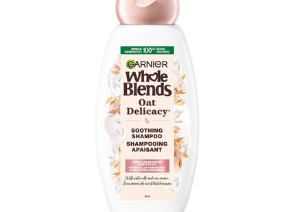 Garnier - Whole Blends Oat Delicacy Soothing Shampoo - Oatmilk & Rice Cream | 370 mL