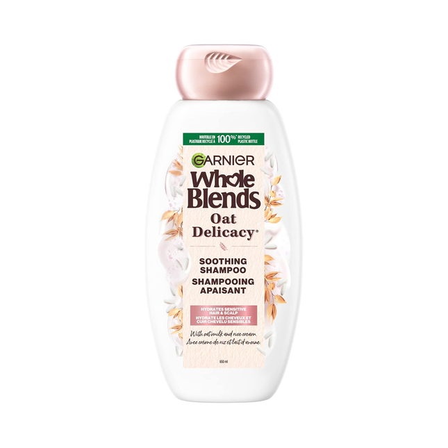 Garnier - Whole Blends Oat Delicacy Soothing Shampoo - Oatmilk & Rice Cream | 370 mL
