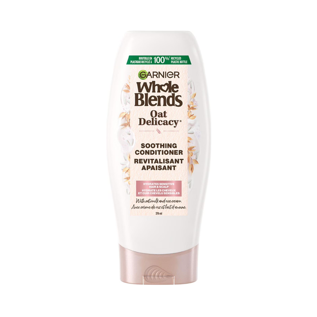 Garnier - Après-shampoing apaisant Whole Blends, Délicatesse d'avoine | 370 ml