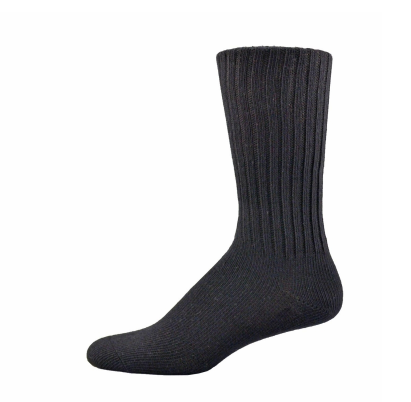 Simcan Easy Comfort Diabetic Socks for Sensitive Feet - Black | Medium