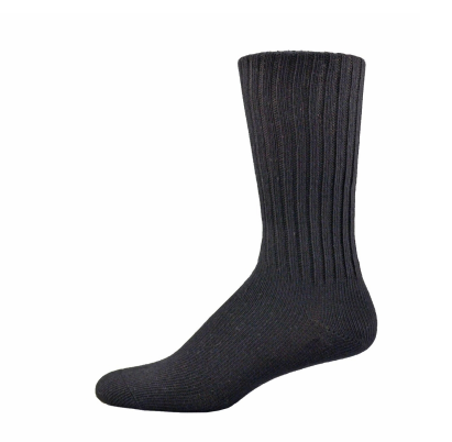 Simcan - Easy Comfort Diabetic Socks for Sensitive Feet - Black | Large