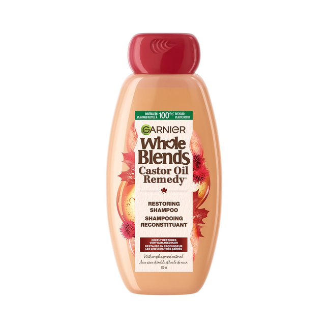 Garnier - Whole Blends Castor Oil Remedy Restoring Shampoo | 370 mL