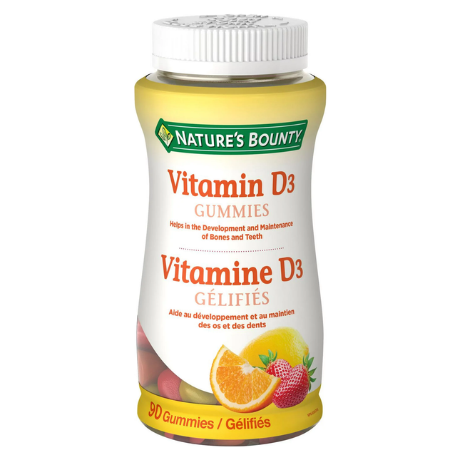 Nature's Bounty - Bonbons gélifiés à la vitamine D3 | 90 gommes