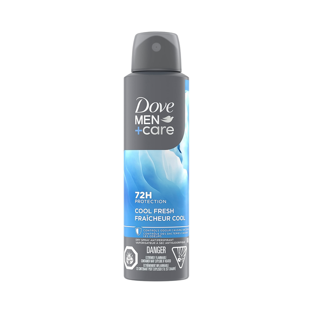 Dove - 72H Men+Care Dry Spray Antiperspirant, Cool Fresh | 107 g
