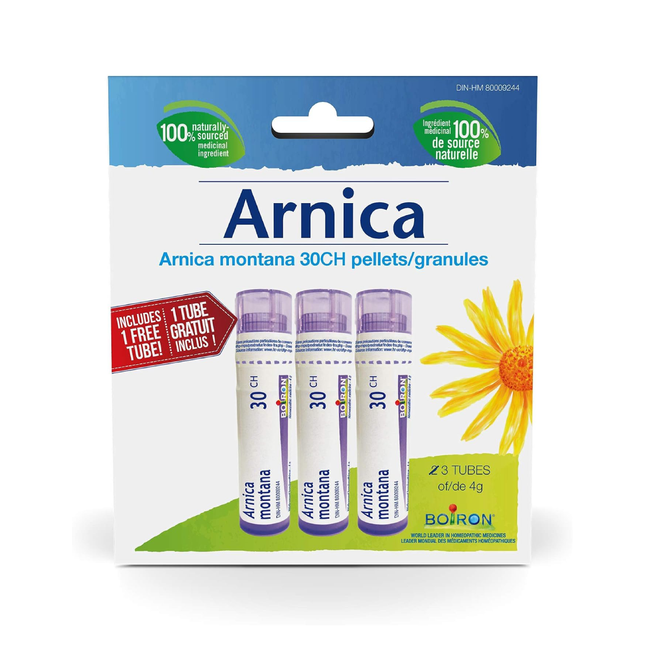 Arnica - Homeopathic Pellets 30CH | 3 Tubes