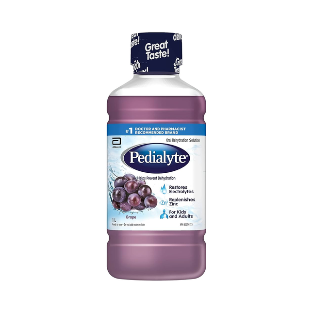 PEDIALYTE SOLUTION BUVABLE RAISIN 1L