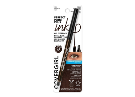 COVERGIRL - Perfect Point Plus Ink Gel Eye Pencil - Shimmering Brown 280 | 0.28 g