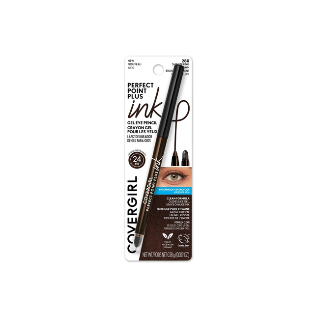 COVERGIRL - Perfect Point Plus Ink Gel Eye Pencil - Shimmering Brown 280 | 0.28 g