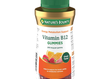 Nature's Bounty - Bonbons gélifiés à la vitamine B12 | 75 gommes