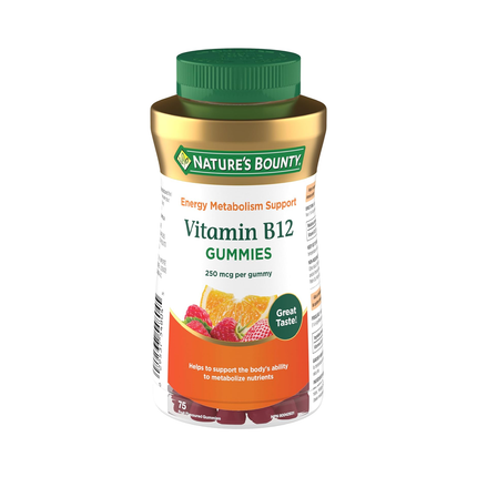 Nature's Bounty - Vitamin B12 Gummies | 75 Gummies