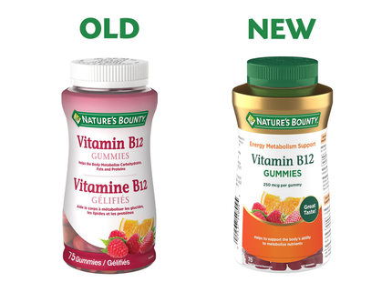 Nature's Bounty - Bonbons gélifiés à la vitamine B12 | 75 gommes