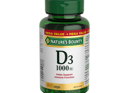 Nature's Bounty - Vitamin D | 500 Softgels
