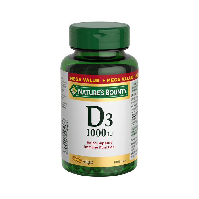 Nature's Bounty - Vitamin D | 500 Softgels