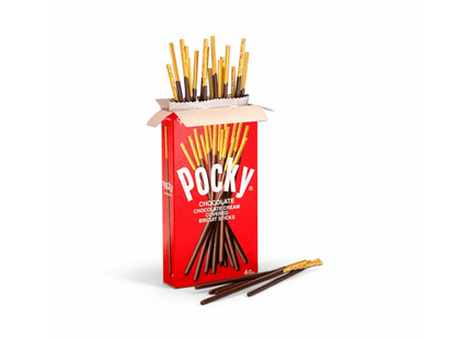 Pocky - Chocolate Cream Coated Biscuit Sticks | 40 g