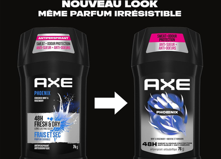 Axe - Antisudorifique 48 h Phoenix - Menthe et romarin | 76 g
