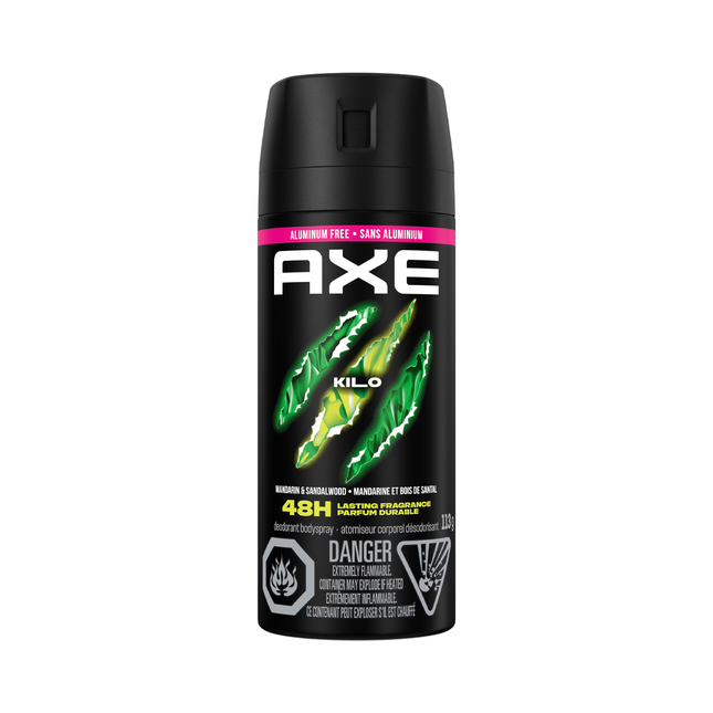 Axe - Aluminum Free Deodorant Body Spray, Kilo | 113 g