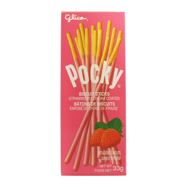 Pocky - Strawberry Biscuit Sticks | 33 g