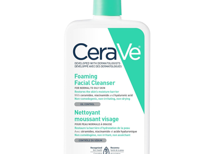 CeraVe - Foaming Facial Cleanser - Normal to Oily Skin