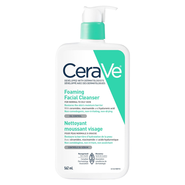 CeraVe - Foaming Facial Cleanser - Normal to Oily Skin