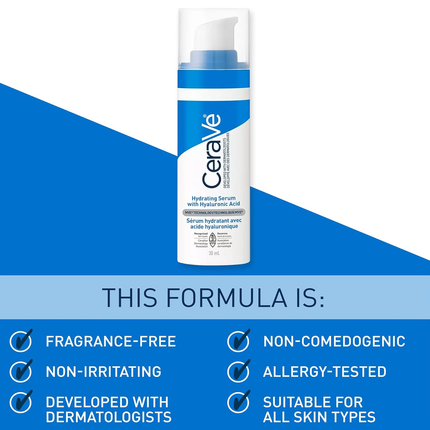 CeraVe - Hydrating Serum with Hyaluronic Acid