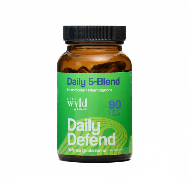 Stay Wyld Organics - Daily 5 Blend Mushrooms | 90 Capsules