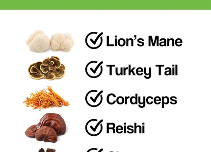 Stay Wyld Organics - Daily Defend 5-Blend Mushrooms | 90 Capsules