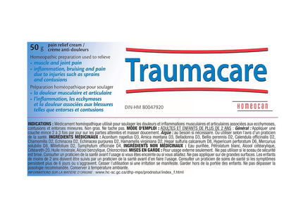 Crème antidouleur Homeocan Traumacare | 50 g