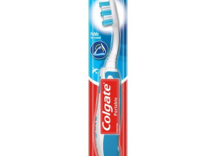 Colgate - Travel Toothbrush - Soft Bristle - Assorted Colours | 1 Foldable Travel ToothBrush