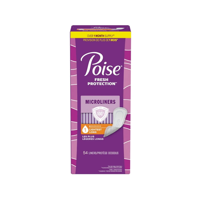Poise - Fresh Protection Microliners - Lightest | 54 Liners