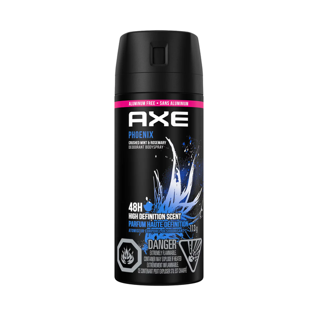 AXE - Déodorant corporel haute définition 48H, menthe écrasée et romarin | 28 g