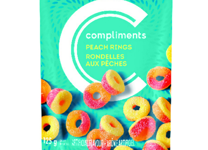 Compliments - Peach Rings | 125 g