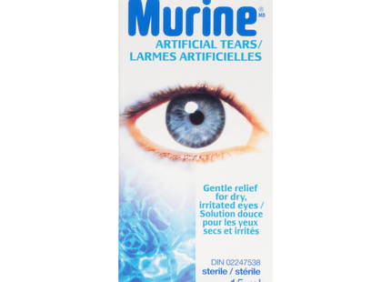 Larmes supplémentaires murines pour yeux secs et irrités | 15 ml