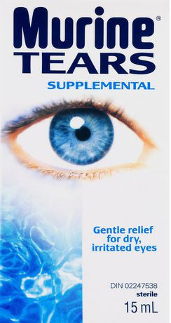 Murine Supplemental Tears for Dry, Irritated Eyes | 15 ml